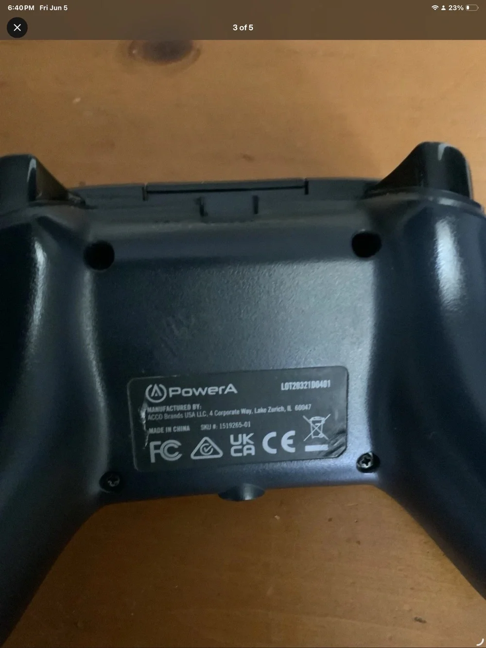 Xbox Wireless Controller in Black — Comfortable Ergonomic Design